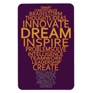 Magnet Flexible Inspiration de l'ampoule magnétique personnalisé
