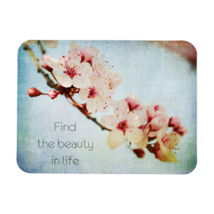 Magnet Flexible Inspirational Cherry Blossom Tree Trouver la beaut