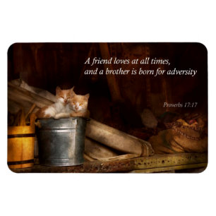 Magnet Flexible Inspirationnel - Chat - Bouquet de plaisir