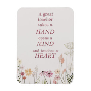 Magnet Flexible Inspirer Floral Pink Une excellente carte de devis