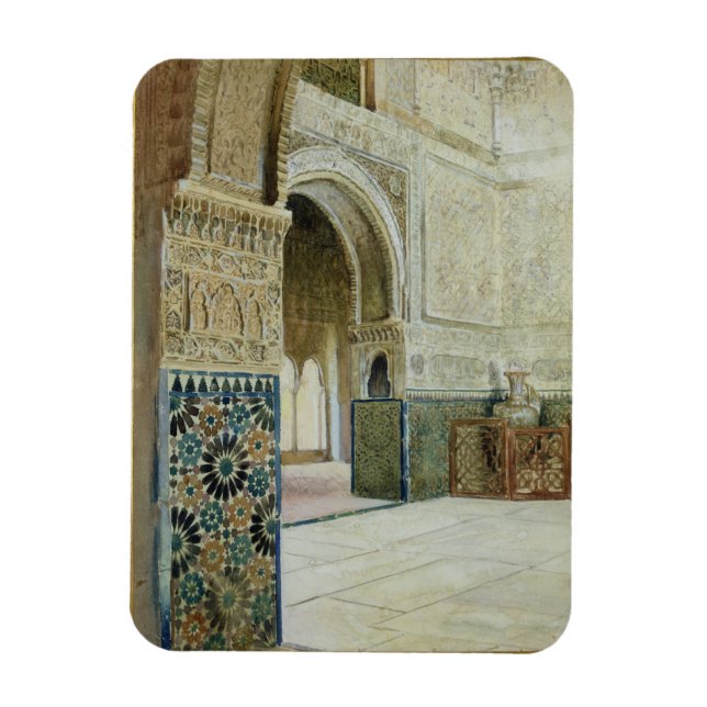 Magnet Flexible Intérieur de l'Alhambra, Grenade (w/c) (Vertical)