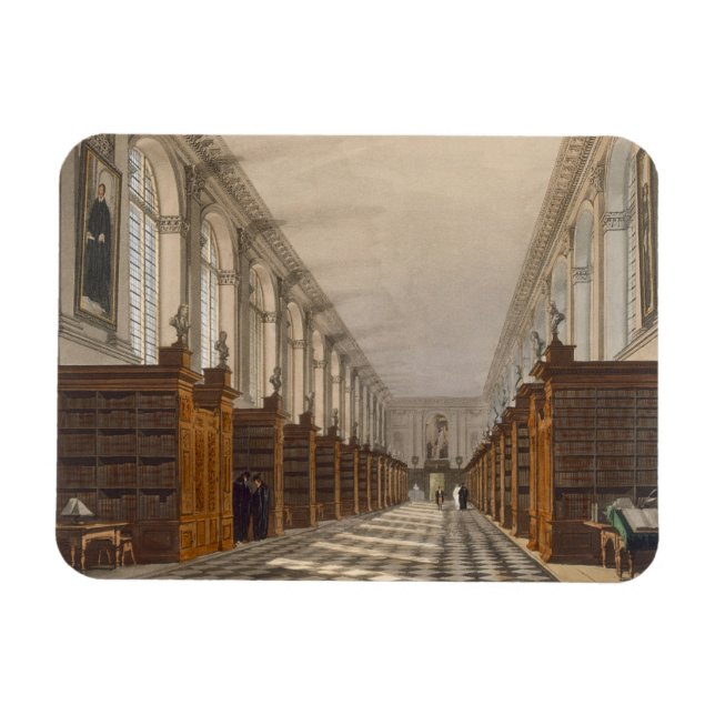 Magnet Flexible Intérieur de Trinity College Library, Cambridge, f (Horizontal)