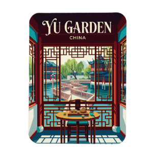 Magnet Flexible Intérieur du salon de thé Huxinting du jardin Yu C