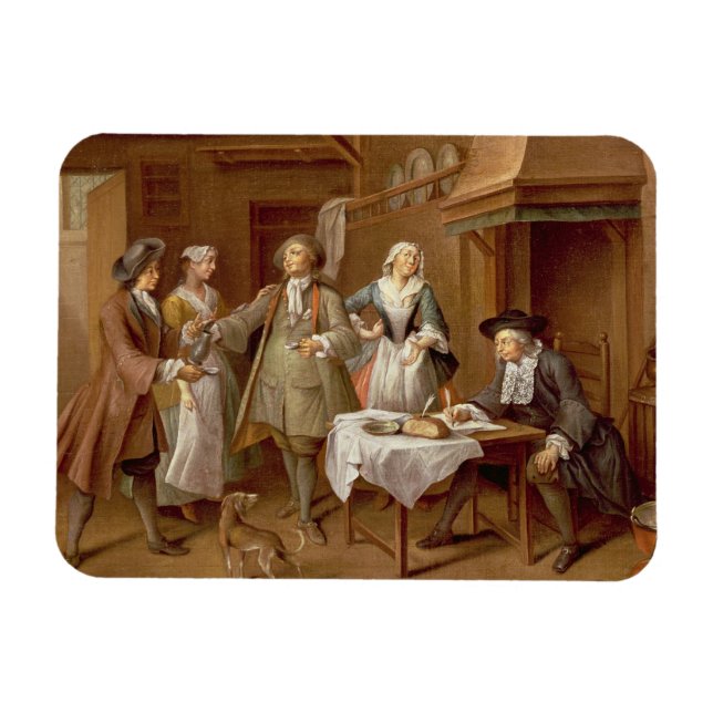 Magnet Flexible Interior of a Kitchen with Figures Tasting (Horizontal)