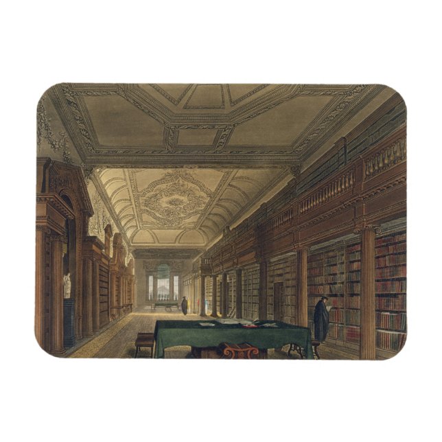 Magnet Flexible Interior of the Library of Christ Church, illustra (Horizontal)