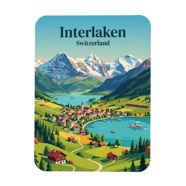 Magnet Flexible Interlaken Suisse (Vertical)