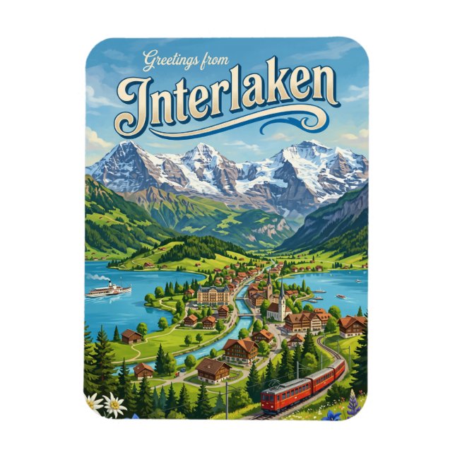 Magnet Flexible Interlaken Suisse (Vertical)