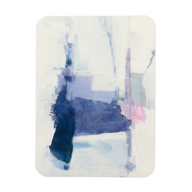 Magnet Flexible Interlude | Abstrait en bleu (Vertical)