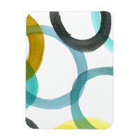 Interverrouillage des cercles jaunes et bleus