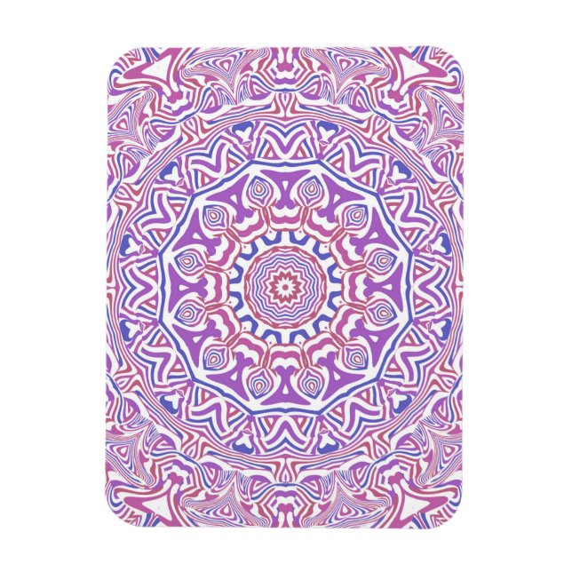 Magnet Flexible Intricate Bold Super Boho Hippie Abstrait Mandala (Vertical)