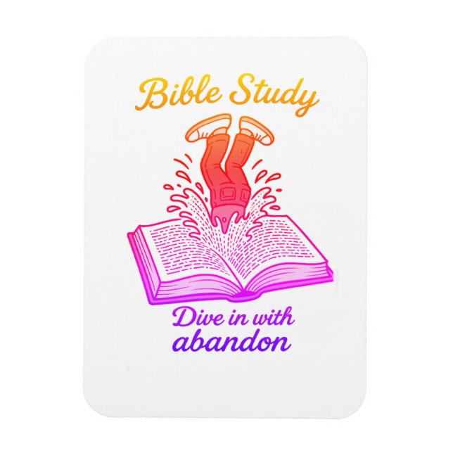 Magnet Flexible Invitation à l'étude biblique (Vertical)