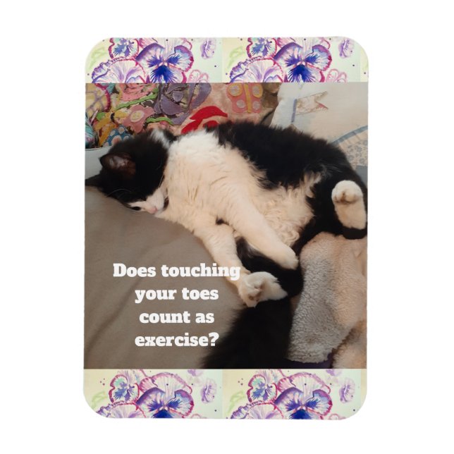 Magnet Flexible Invitation d'anniversaire enfantin avec un chat sm (Vertical)