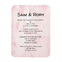 Invitation de fête du Mariage simple post vidéo