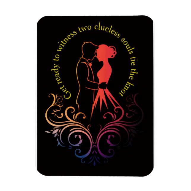 Magnet Flexible Invitation de mariage (Vertical)