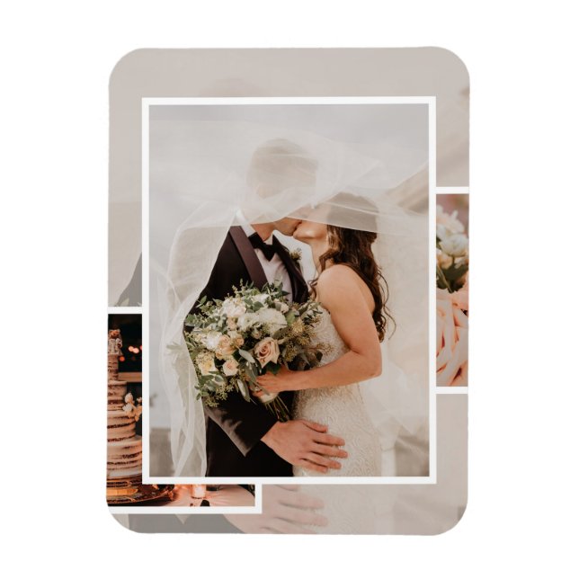 Magnet Flexible Invitation de tableau d'ambiance de mise en page v (Vertical)