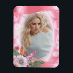 Magnet Flexible Iridescente Bokeh PInk & Pretty Flowers - do-it-yo<br><div class="desc">do-it-yourself Photo. Iridescente Bokeh Pink et Pretty Floral prêt pour vous à personnaliser. Ce design est parfait pour n'importe quel type de photo. 📌 Si vous avez besoin d'une personnalisation plus poussée, cliquez sur le bouton "Cliquez pour Customiser plus loin" ou "Customiser ou modifier la conception" et utilisez notre outil...</div>