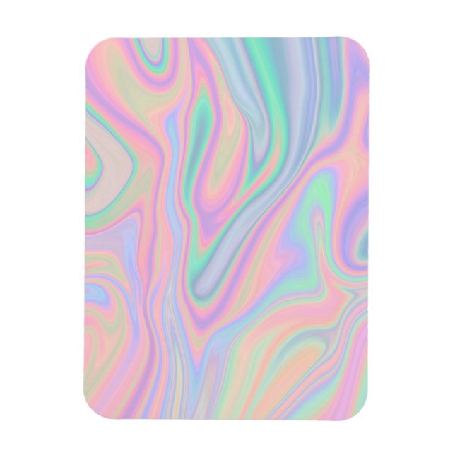 Magnet Flexible Iridescente liquide Conception de couleurs Unicorn (Vertical)