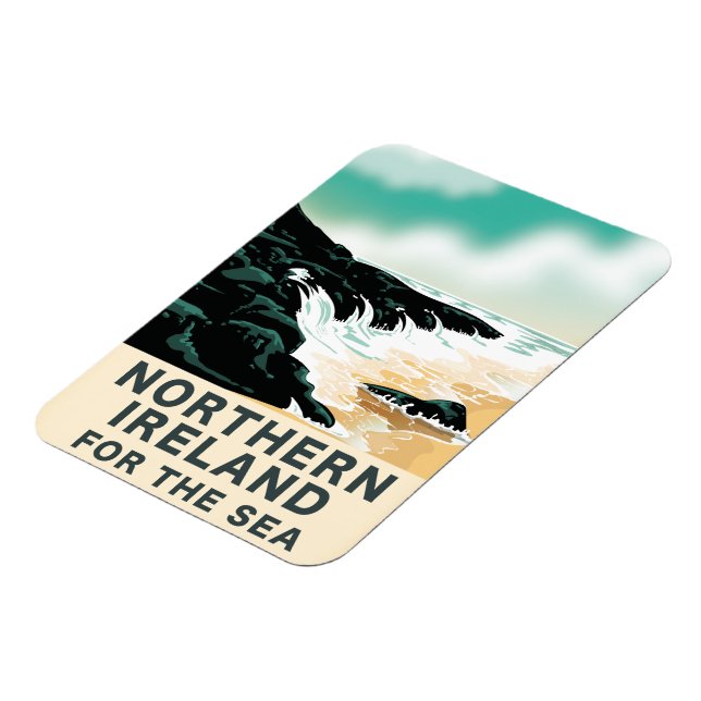 Magnet Flexible Irlande du Nord pour la mer (Côté Gauche)