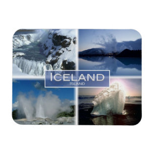 Magnet Flexible IS Iceland - Jokulsarlon - Gullfoss -