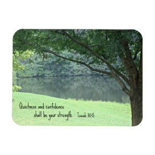 Magnet Flexible Isaiah 30:15 Quietness and confidence shall..