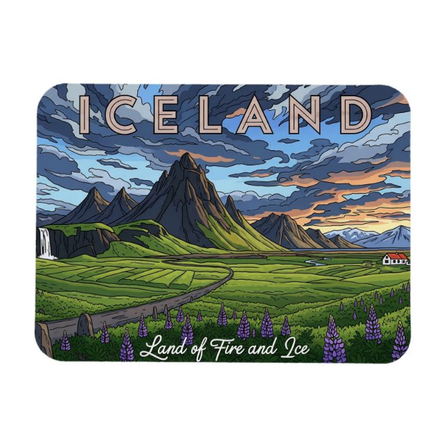 Magnet Flexible Islande Travel (Horizontal)