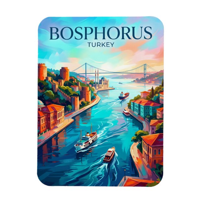 Magnet Flexible Istanbul - Bosphore Turquie (Vertical)