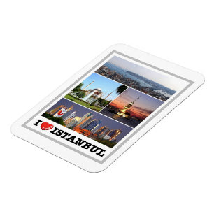 Magnet Flexible Istanbul - I Love - Turquie -