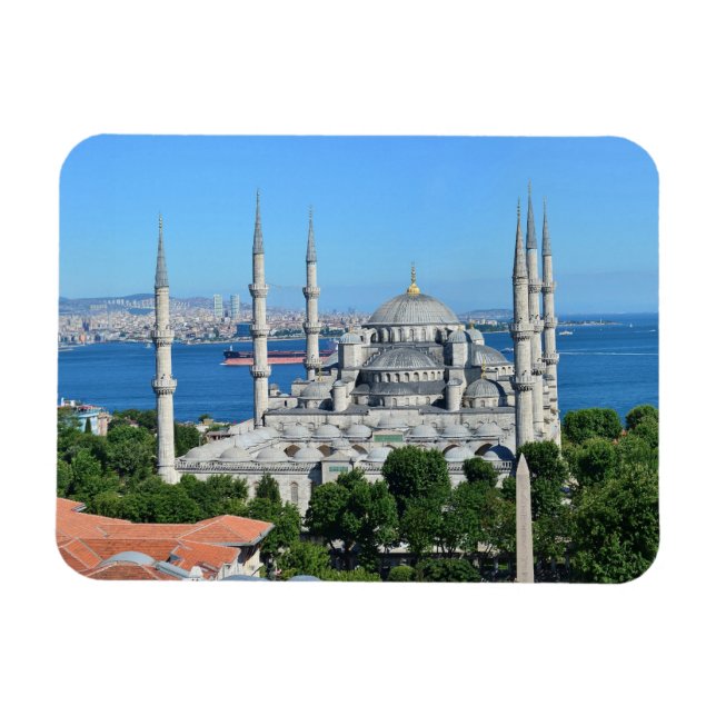 Magnet Flexible Istanbul Turquie Mosquée Bleue Architecture Vue de (Horizontal)