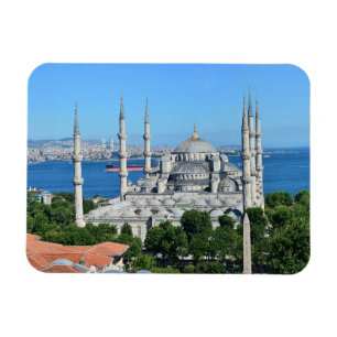 Magnet Flexible Istanbul Turquie Mosquée Bleue Photographie de nui