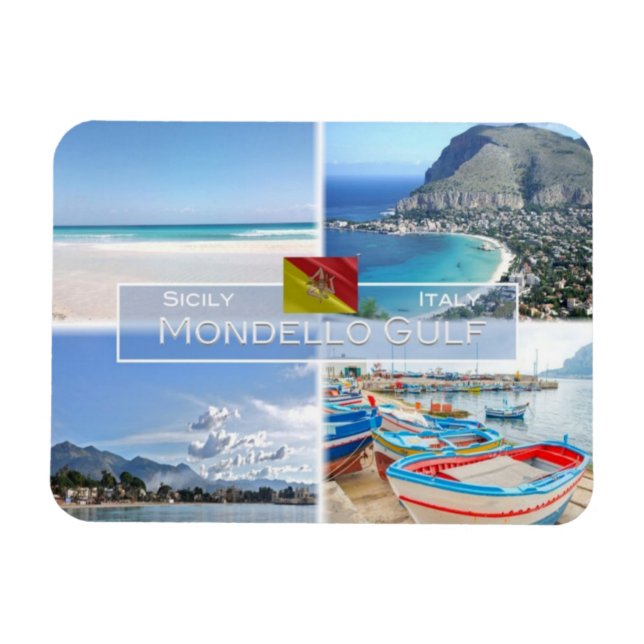 Magnet Flexible IT Italie - Golfe de Mondello - (Horizontal)