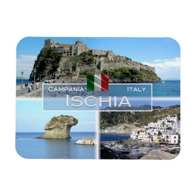 Magnet Flexible IT Italie - Ischia - Borgo Sant'Angelo - (Horizontal)