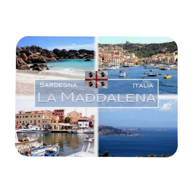 Magnet Flexible IT Italie - La Maddalena - Cala Coticcio - (Horizontal)