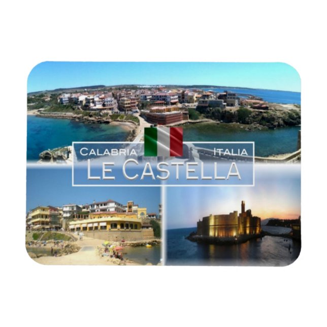 Magnet Flexible IT Italie - Le Castella - Castello Aragonese - (Horizontal)