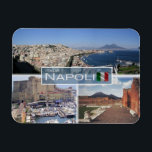 Magnet Flexible IT Italie - Napoli - Castel dell'Ovo -<br><div class="desc">Vous y trouverez le souvenir de vos vacances. Cette catégorie contient des aimants frigorifiques de nombreux endroits. Cette image contient une représentation des lieux suivants : Napoli - Italie - Castel dell'Ovo - Vesuvio da Pompei - Porto. Impressionnez vos amis et votre famille avec des souvenirs uniques du grand voyage!...</div>