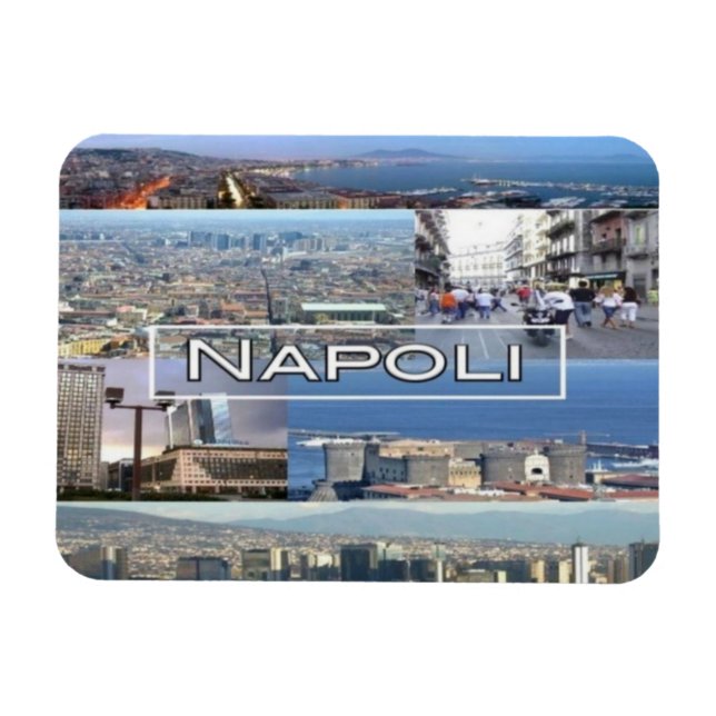 Magnet Flexible IT Italie - Napoli - Mosaic - (Horizontal)