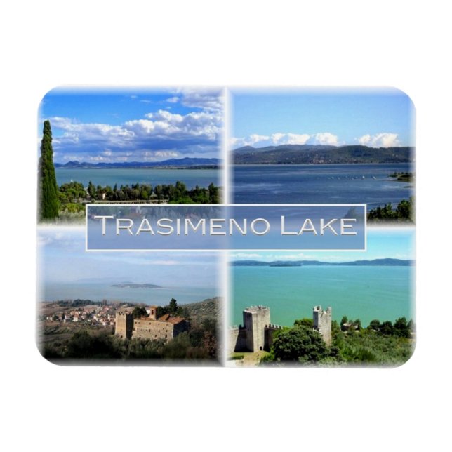 Magnet Flexible IT Italie - Ombrie - Lac Trasimeno - (Horizontal)