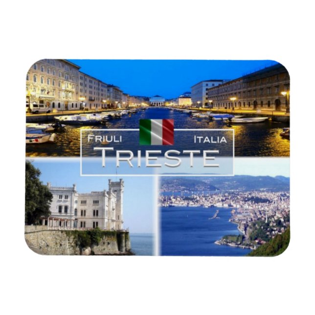 Magnet Flexible IT Italie - Trieste - Castello Miramare - (Horizontal)