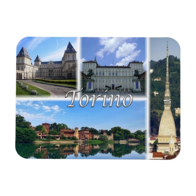 Magnet Flexible IT Italie - Turin Torino - Castello del Valentino  (Horizontal)