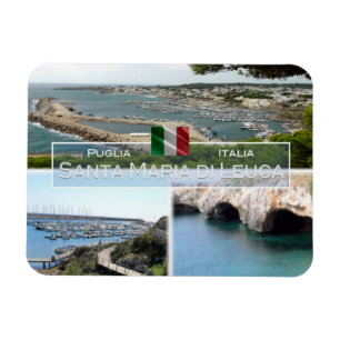 Magnet Flexible IT Italy - Père Noël Maria di Leuca -
