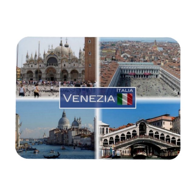 Magnet Flexible IT Italy - Venezia - P.zza San Marco - (Horizontal)