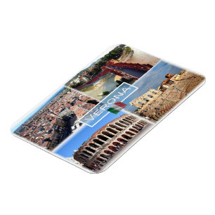 Magnet Flexible IT Vérone - Arène Interne - Pont Castelvecchio
