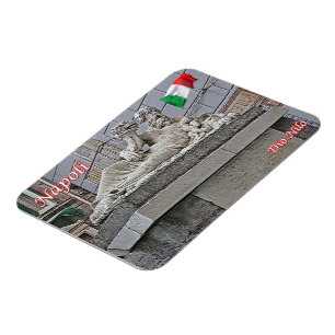 Magnet Flexible Italie - Campanie - Naples - Statue Dieu du Nil -