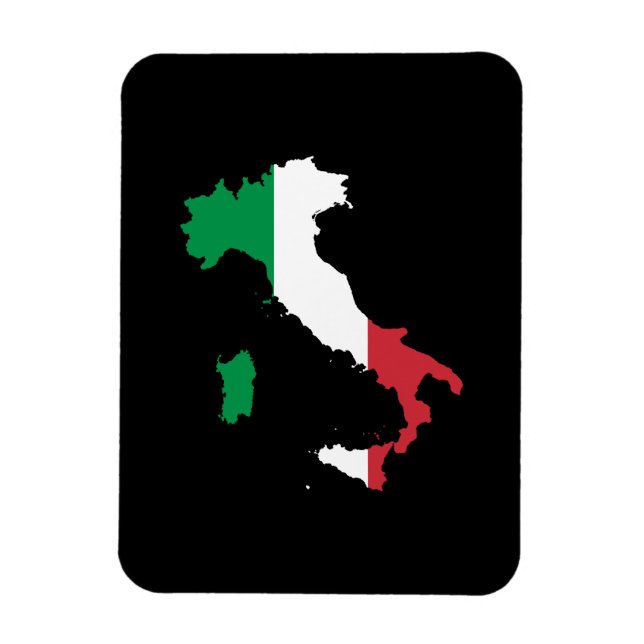 Magnet Flexible Italie en couleurs du drapeau (Vertical)