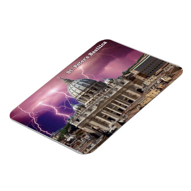 Magnet Flexible Italie - Latium - Rome - Basilique Saint-Pierre - (Côté Gauche)