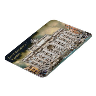 Magnet Flexible Italie - Latium - Rome - Fontaine de Trevi -