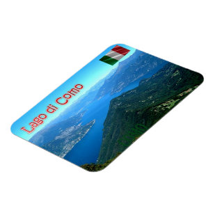 Magnet Flexible Italie - Lombardie - Côme - Vue sur le lac de Côme