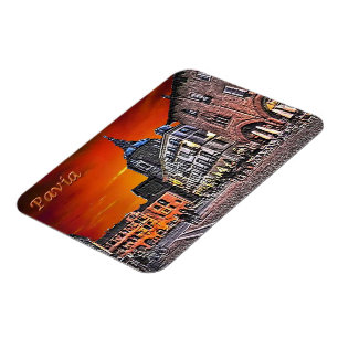 Magnet Flexible Italie - Lombardie - Pavie -