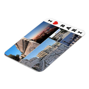 Magnet Flexible Italie - Pouilles - Bari - I Love -