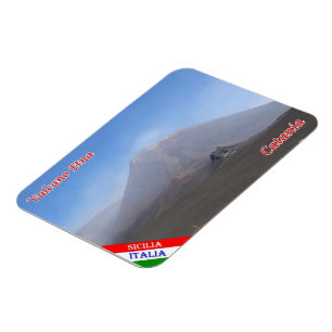 Magnet Flexible Italie - Sicile - Catane - Etna -