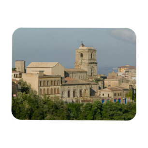 Magnet Flexible Italie, Sicile, Enna, Vue de la ville depuis Rocca